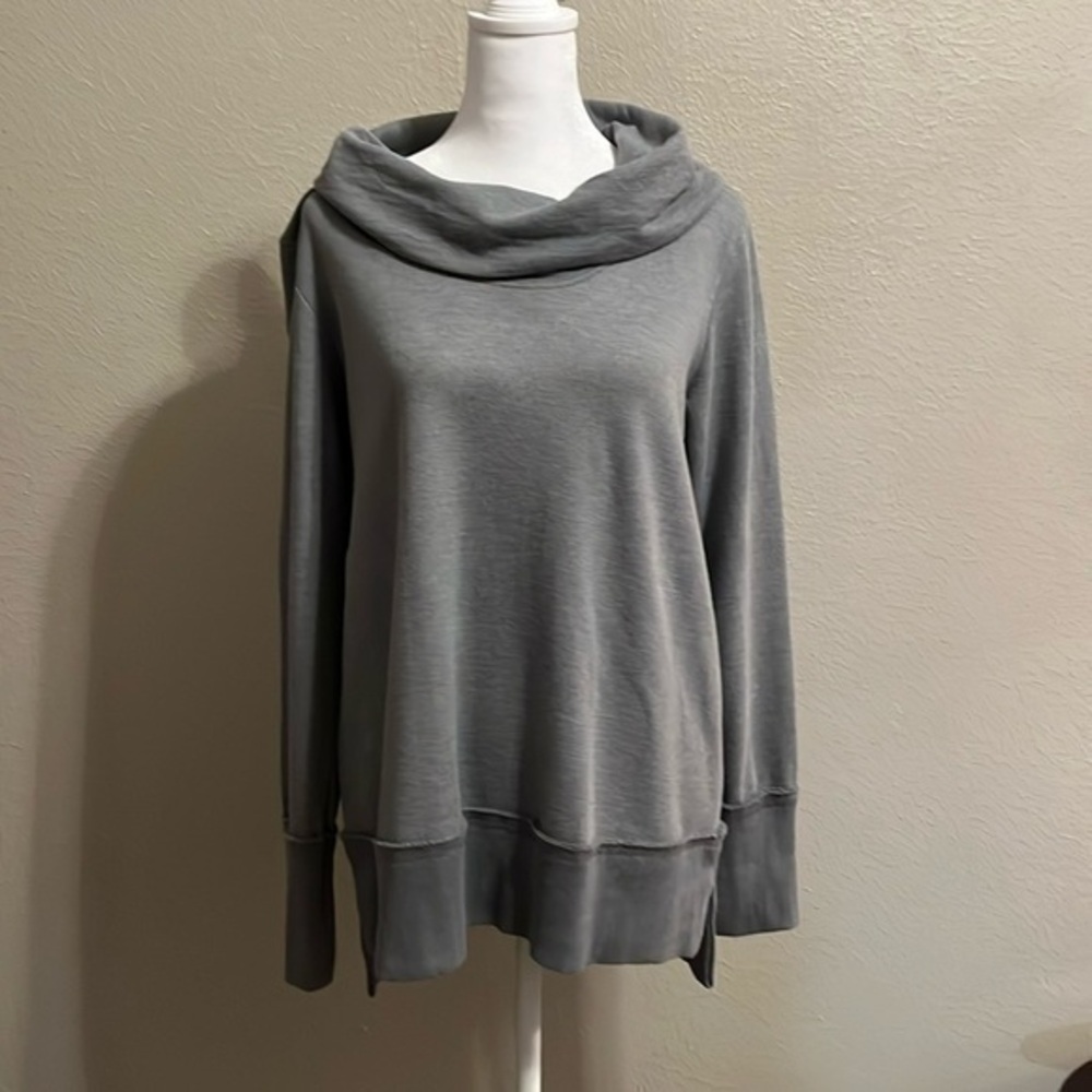 Lucky Brand Cowl Neck Grey Women’s Sweater